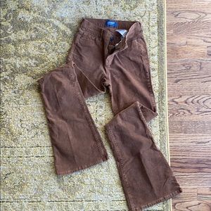 Old Navy high waisted flare brown cords